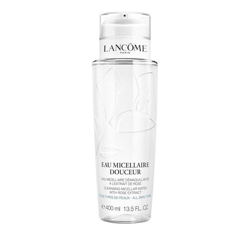 Lancôme Micellar Water Makeup Remover - Gentle Cleansing & Waterproof Makeup Removal - 13.5 Fl Oz