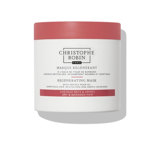 Christophe Robin Regenerating Mask - Prickly Pear Seed Oil for Dry & Damaged Hair | 8.4 fl. oz