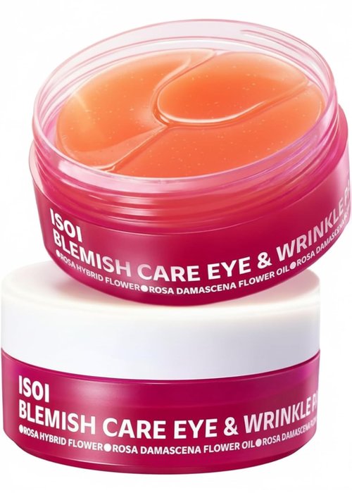 ISOI Blemish Care Under Eye Patches - Hydrating Gel Masks for Dark Circles & Puffiness | 90 Pcs, 3.17 Oz
