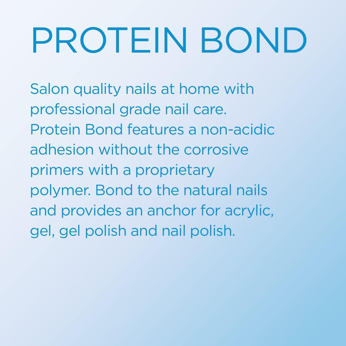 Young Nails Protein Bond - Non-Acidic Nail Primer for Enhanced Gel Polish Adhesion | 0.25 oz