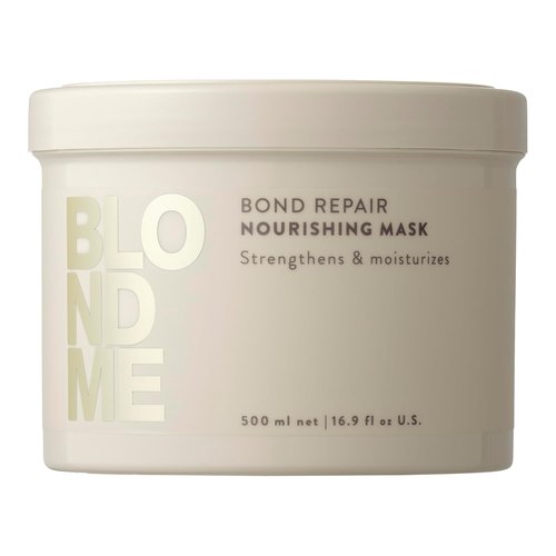 BlondMe Bond Repair Nourishing Mask - Intensive Treatment for Blonde & Grey Hair | Adds Moisture & Softness