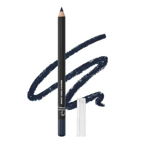 e.l.f. Smoky Kohl Eyeliner - Long-Lasting, Bold Eye Pencil in Vintage Denim | Vegan & Cruelty-Free