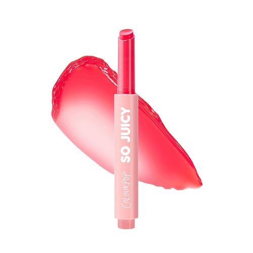 ColourPop So Juicy Plumping Lip Gloss Balm - Hydrating Non-Sticky Formula with Peptides - Delivers Buildable Color - Delulu (0.07 oz)