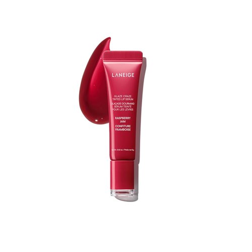 LANEIGE Glaze Craze Tinted Lip Serum - Hydrating Formula for Glossy, Nourished Lips with Plumping Polypeptides