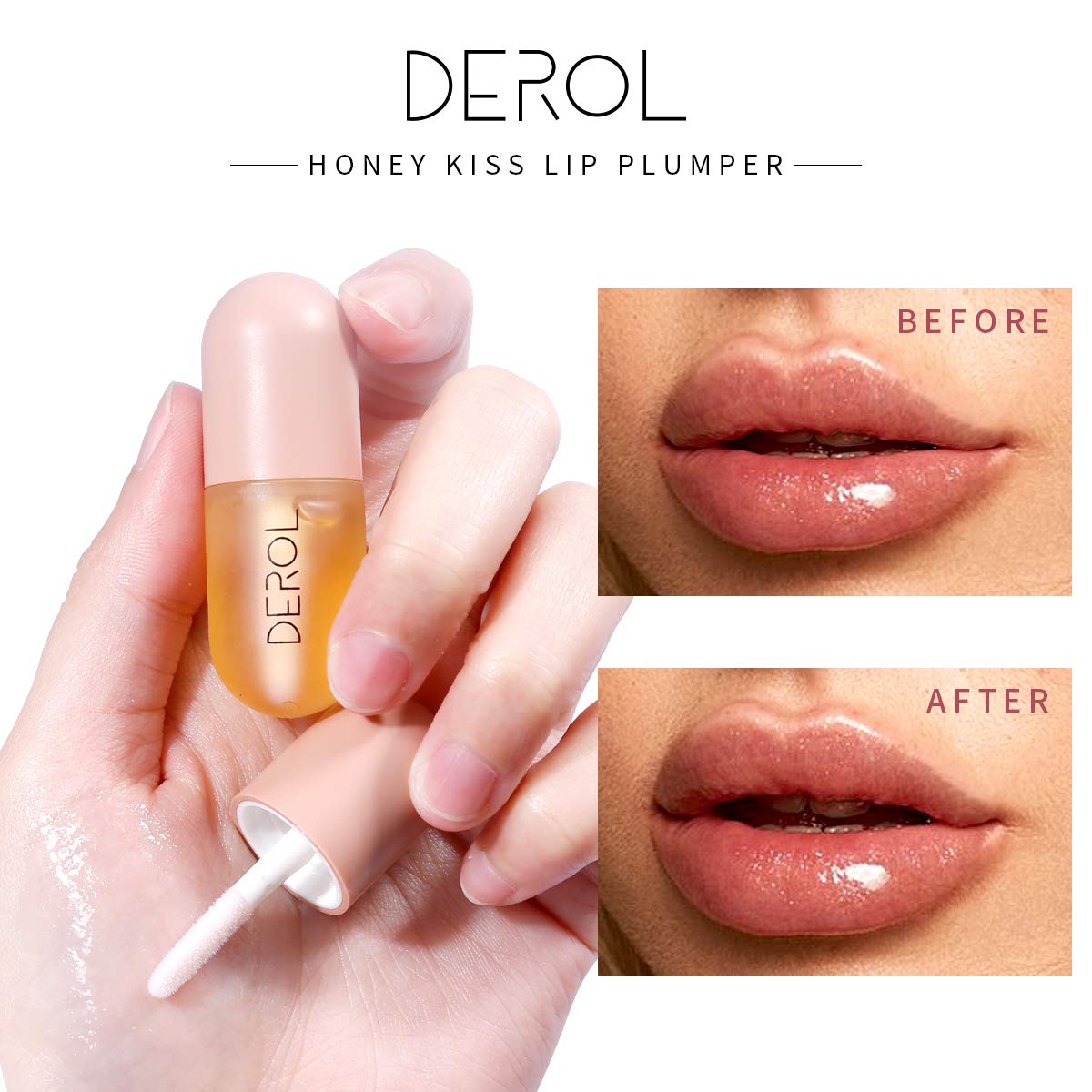 Skiennix Lip Plumper - Natural Lip Enhancer for Fuller, Moisturized Lips | 5.5ml Gloss