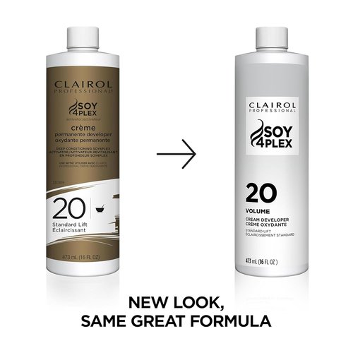 Clairol Professional Crème Permanente 20 Volume Hair Developer - Deep Conditioning Formula for Coloring & Lightening