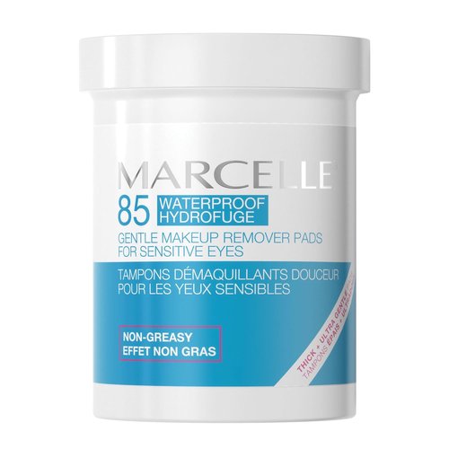 Marcelle Gentle Eye Make-Up Remover Pads - Hypoallergenic & Fragrance-Free | 85 Pads for Sensitive Eyes