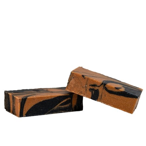 Live Bearded All-Natural Bar Soap for Men - Exfoliating & Moisturizing 6-Pack | 5 oz - Charcoal, Pumice, Shea Butter | 1880 Bourbon Scent