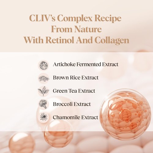 CLIV Retinol Eye Cream - Nourishing Formula for Puffiness Relief | Collagen Boosting 0.67 Fl Oz
