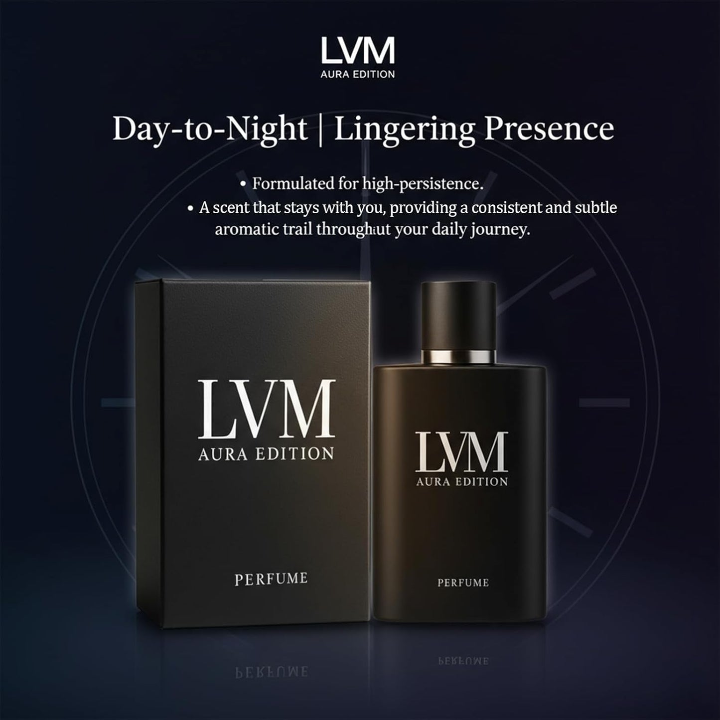 WNW LVM Cologne for Men - Long Lasting Woody Fragrance | Fresh Aroma for Daily Use, 50ML (3pcs)