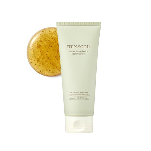 Mixsoon Master Gentle Recipe Foam Cleanser - Mild Exfoliation with Amino Acid Complex & Cica | 150ml