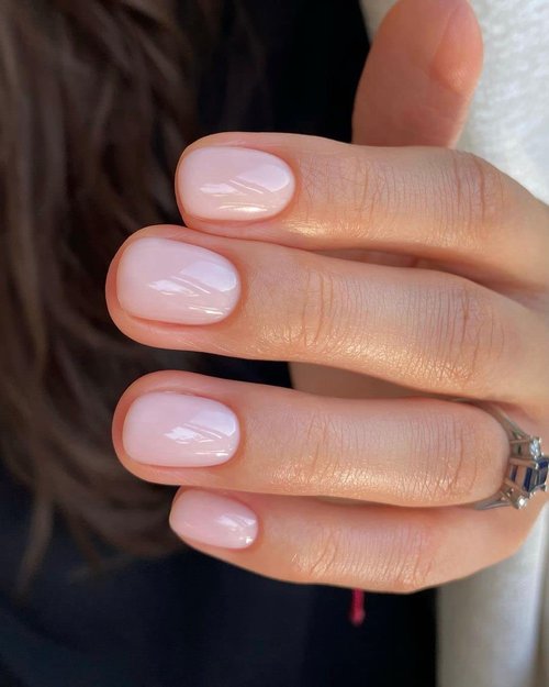 **IN.HYPE Semi-Sheer Gel Polish - Milky Pink French Base, Natural Transparent Nude, Soak Off UV/LED**