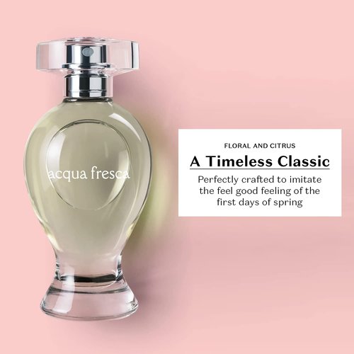 O Boticário Acqua Fresca Boticollection Eau de Toilette - Long-Lasting Fruity Citrus Perfume for Women, 3.4 oz
