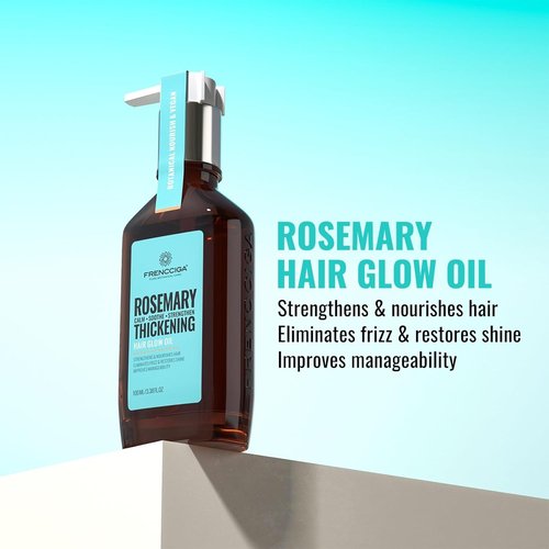 Rosemary Glow Oil - Hair Serum Treatment for Strengthening & Shine | 100ml for Smooth, Frizz-Free Locks
