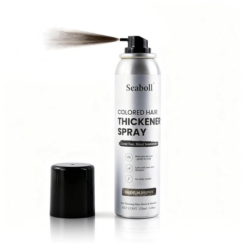 Root Touch Up Hair Color Spray - 4oz | Instant Gray Coverage, Sweat-Resistant, Medium Brown for All