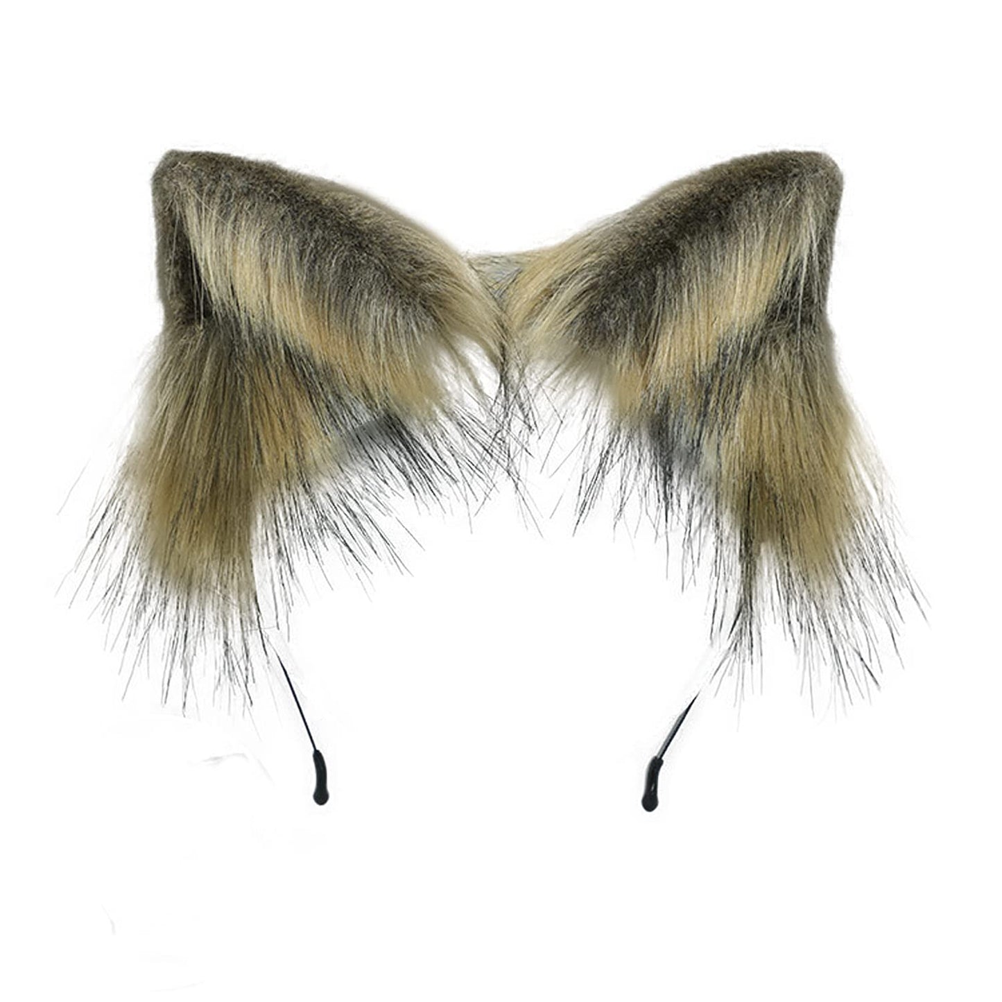 Faylay Wolf/Fox/Cat Ear Cosplay Headwear Girl Accessories Handmade Hairband Furry Ear Faux Fur Headband (SJ-2 Wolf Dog)