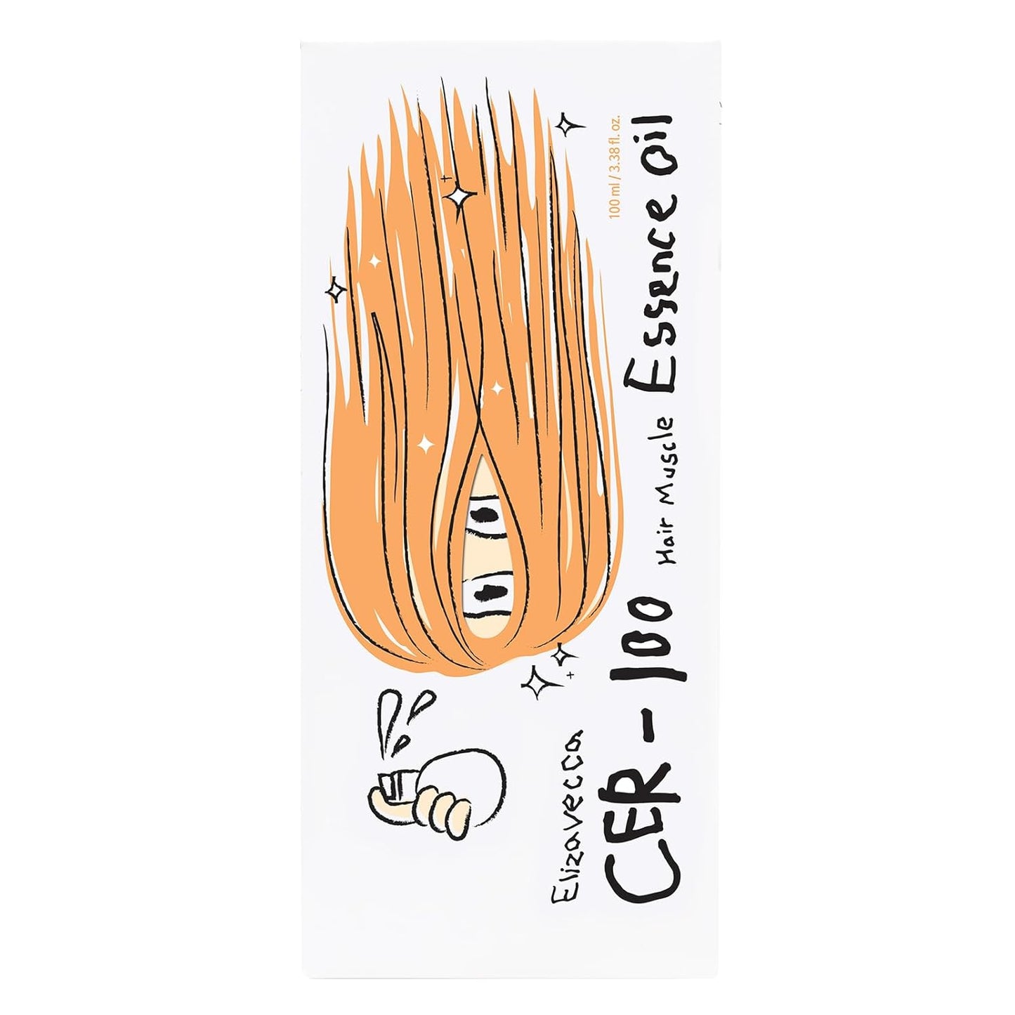 Elizavecca CER-100 Hair Essence Oil - Nourishing Leave-In Treatment for Dry Hair - 100ml K-Beauty