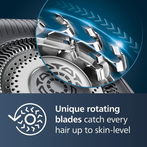 Philips Norelco Shaver Series 9400 - Wet & Dry Electric Shaver with Lift & Cut System | Model S9606/80