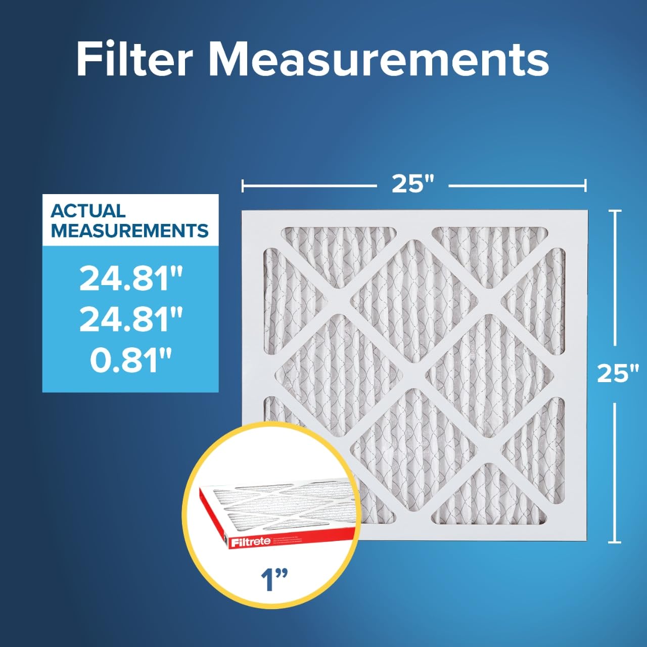 Filtrete 10x20x1 AC Furnace Air Filter, MERV 11, MPR 1000, Micro Allergen Defense, 3-Month Pleated 1-Inch Electrostatic Air Cleaning Filter, 6 Pack (Actual Size 9.81x19.81x0.81 in)