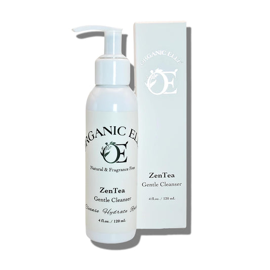 ZenTea Gentle Facial Cleansing Lotion - Non-Foaming Botanical Formula with Chamomile & Aloe | Hydrating & Soothing for Sensitive Skin
