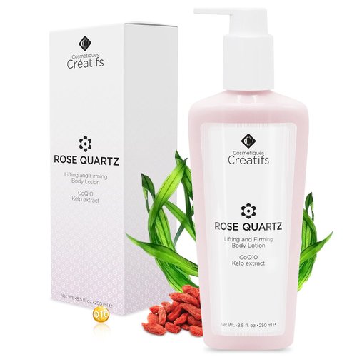 Regine Switzerland Rose Quartz Body Lotion - Hydrating Antioxidants & CoQ10, 8.5 fl. oz.