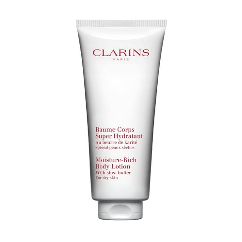 Clarins Moisture-Rich Body Lotion - Intense Hydration & Nourishment | Non-Greasy, Fast Absorbing | 88% Natural Ingredients | Ideal for Dry Skin