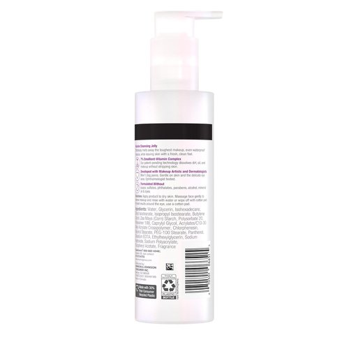 Neutrogena Makeup Melting Jelly Cleanser - Gentle Formula for Effortless Makeup Removal | 6 oz