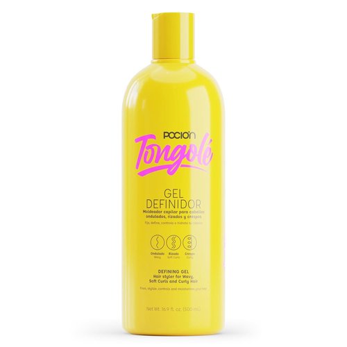 La Pocion Tongolé Curl Defining Gel - Anti-Frizz Styling Gel for Curly & Wavy Hair - 24HR Hold & Hydration with Tamarind Extract & Sunflower Oil
