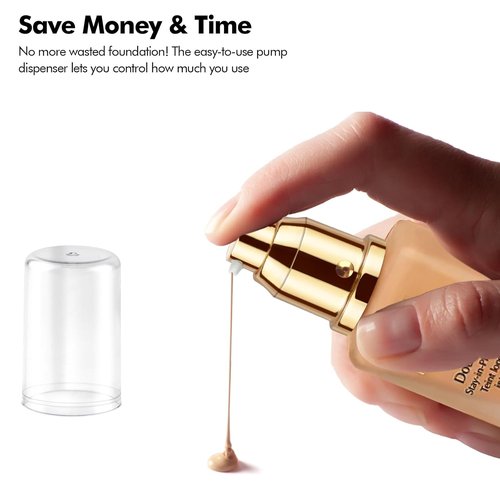 Estee Lauder Foundation Pump - Makeup Pump for Double Wear Foundation | 2 Pack in Gold