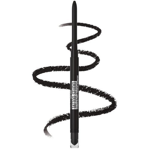 Maybelline Tattoo Studio Waterproof Gel Eyeliner - Blendable, Smudge Resistant, 36HR Wear, Pitch Black