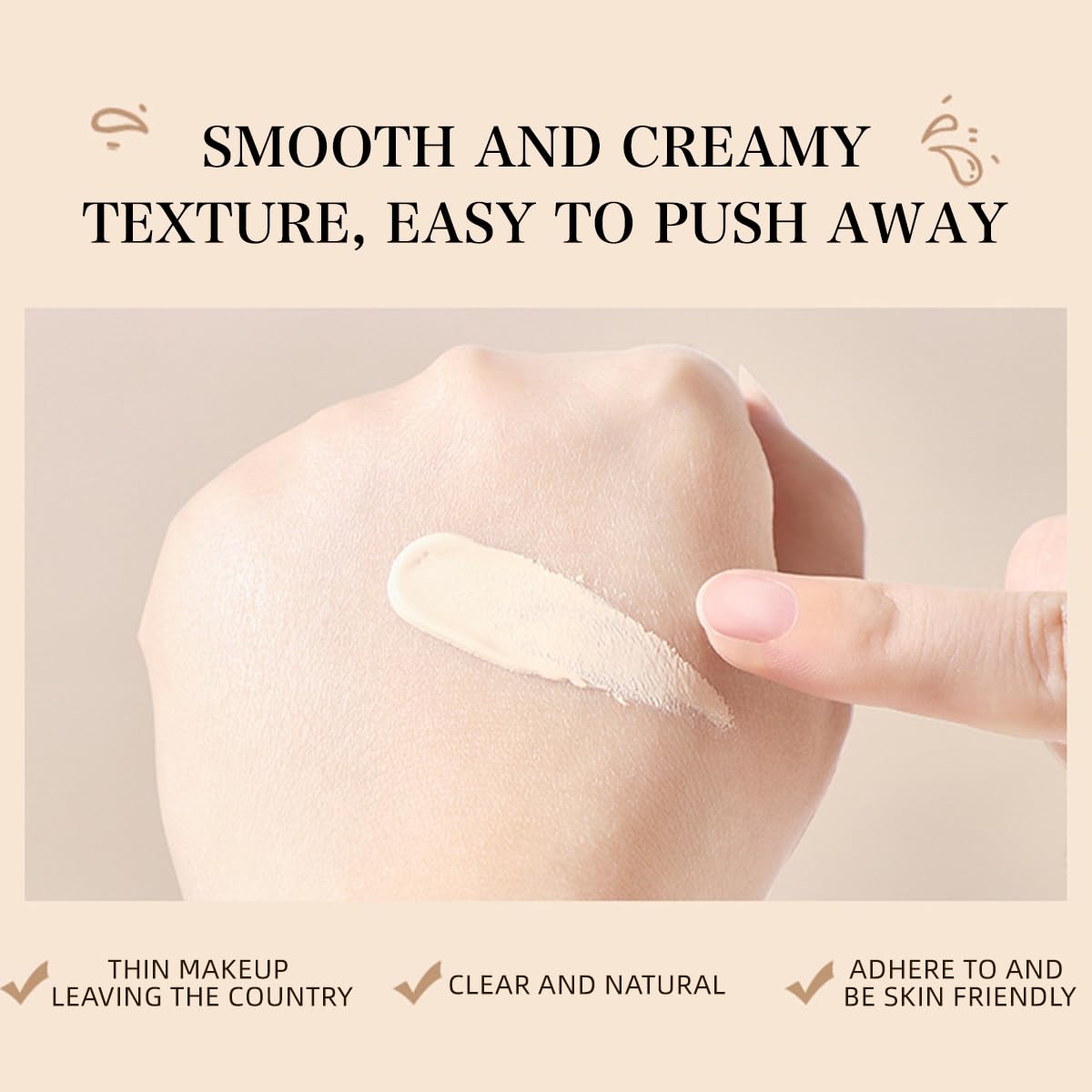 VENROCK 24HR Long-Lasting Liquid Foundation - Radiant, Waterproof & Oil-Control | Ivory White, 30ml