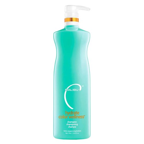 Malibu C Hydrate Color Wellness Shampoo - Sulfate-Free Formula for Color Treated Hair | 33.8 oz