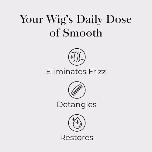 Jon Renau HD Smooth Detangler Spray - Leave-In Frizz Reducing Solution for Synthetic Wigs & Hair Extensions | 8.5 oz
