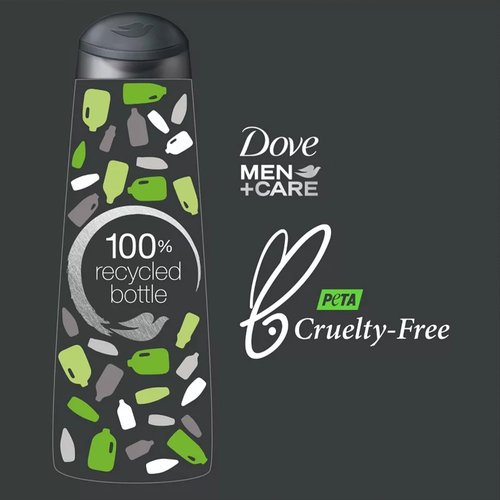 Dove Men+Care Travel Essentials Bundle - Extra Fresh Body & Face Wash & Fresh + Clean 2-in-1 Shampoo, 3 Oz Each