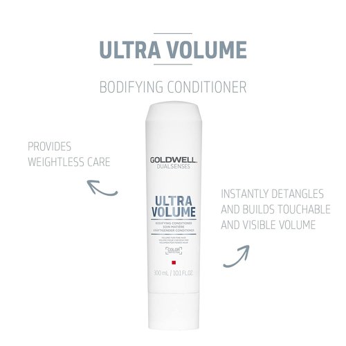 Goldwell Dualsenses Ultra Volume Conditioner - Boosts Body & Shine for All Hair Types