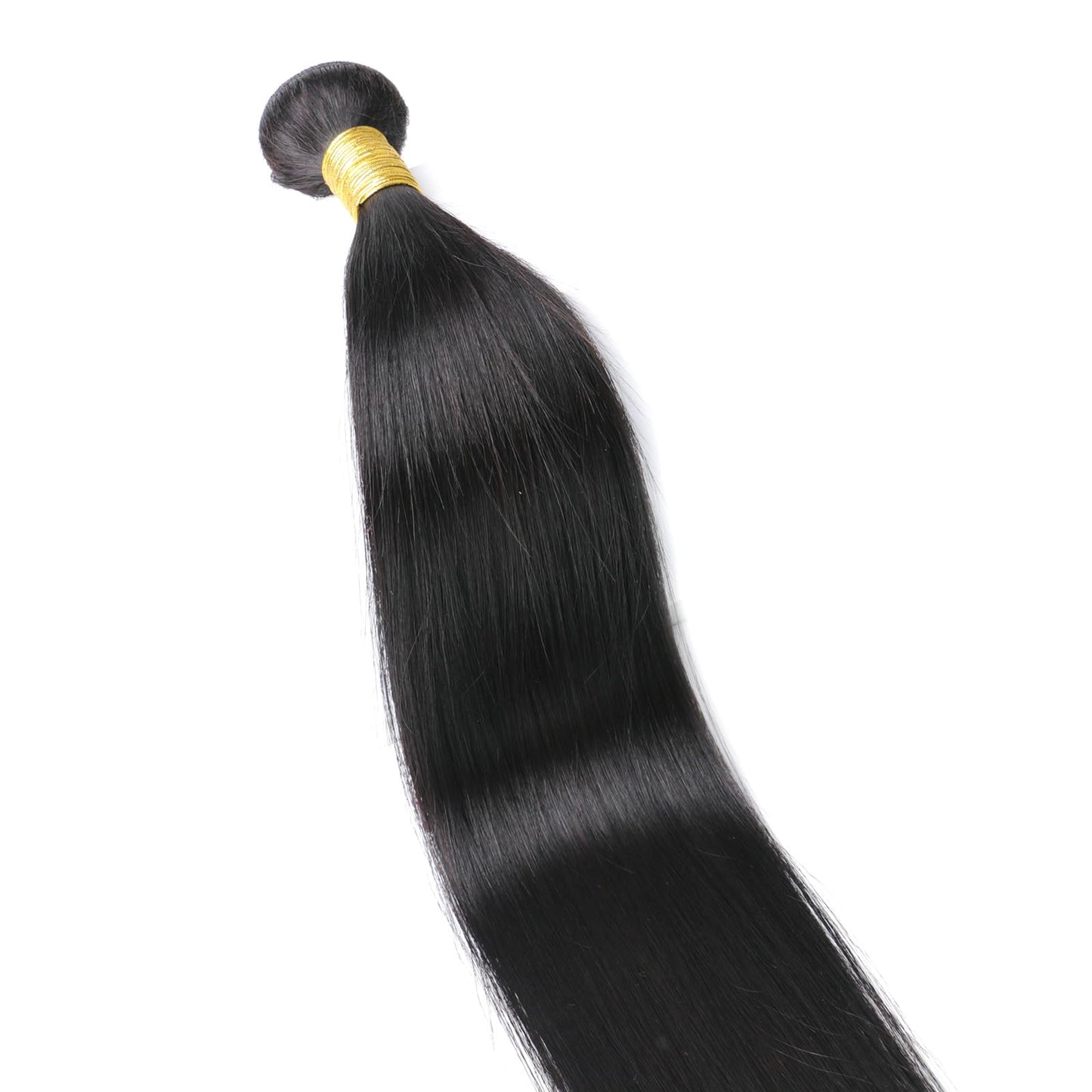 Straight Human Hair Bundles 3 Bundles 24 26 28 Inch 100% Unprocessed Brazilian Virgin Straight Weave Bundles Extensions For Women Natural Color