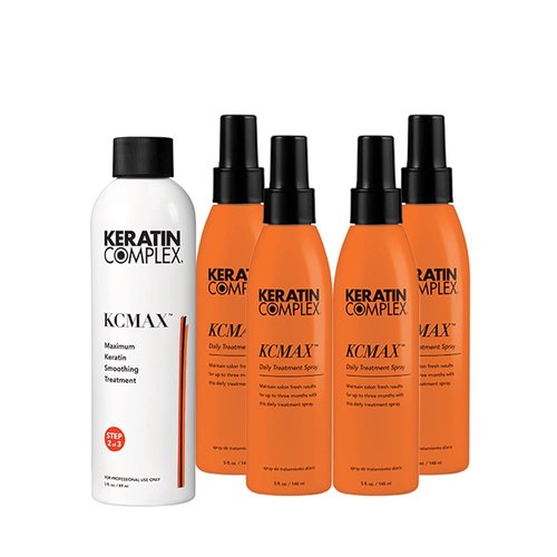 Keratin Complex KCMAX Smoothing System Try-Me Kit | Includes Pre-Treatment Shampoo & Treatment Spray