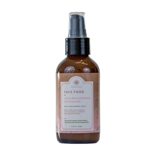 DERMAGLOVE Face Food Moisturizer - Revitalize Dull Skin with Hyaluronic Acid & Vitamins A, C, E - 4 Fl Oz