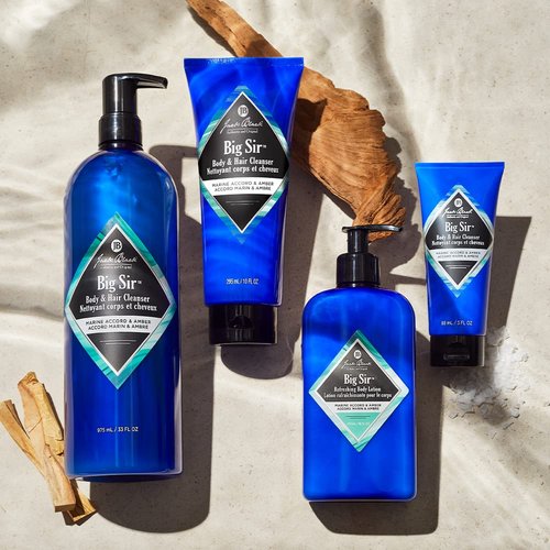 Jack Black Big Sir Body Lotion - Hydrating Formula for All Skin Types | 8 Oz Moisturizer