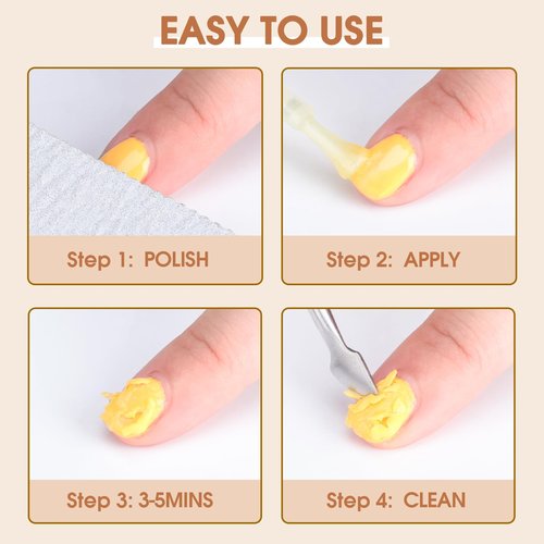 AIBRIT Gel Nail Polish Remover, Professional Gel Remover for Nails, Quick & Safe Remove Gel Nail Polish in 3-5 Minutes, No Need Soaking or Wrapping Removedor de Esmalte Gel 1.2 fl oz/36ml