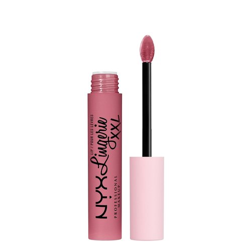 NYX PROFESSIONAL MAKEUP Lip Lingerie XXL Matte Liquid Lipstick - Maxx Out | Cool Toned Light Pink