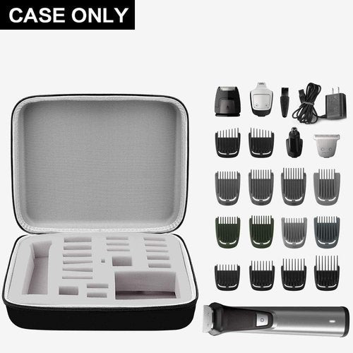 Philips Norelco Multigroom Series 7000 & 5000 Storage Case - Organize Trimmer & Accessories