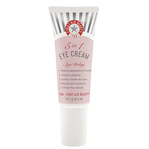 First Aid Beauty 5-IN-1 Eye Cream - Hydrating & Anti-Aging Formula | 0.5 Ounce
