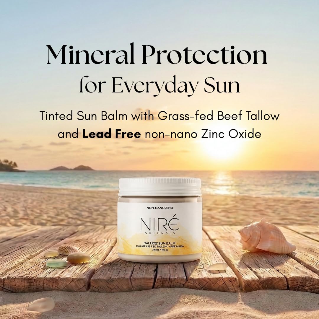 Skiennix Tinted Mineral Sun Balm - Chemical Filter-Free, Non-Toxic Zinc Formula, Made in USA