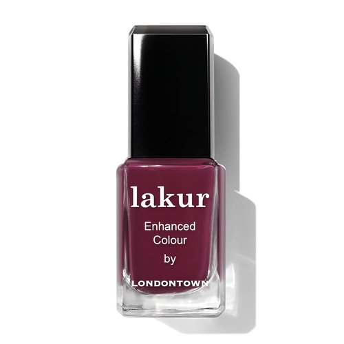 LONDONTOWN Lakur Nail Polish - Flirty & Thriving Red | Long-Lasting, Streak-Free, Non-Toxic, 0.4 Fl Oz