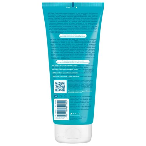 Bioderma ABCDerm Cold Cream - Gentle Moisturizing Body Lotion for Babies & Kids - 200ml