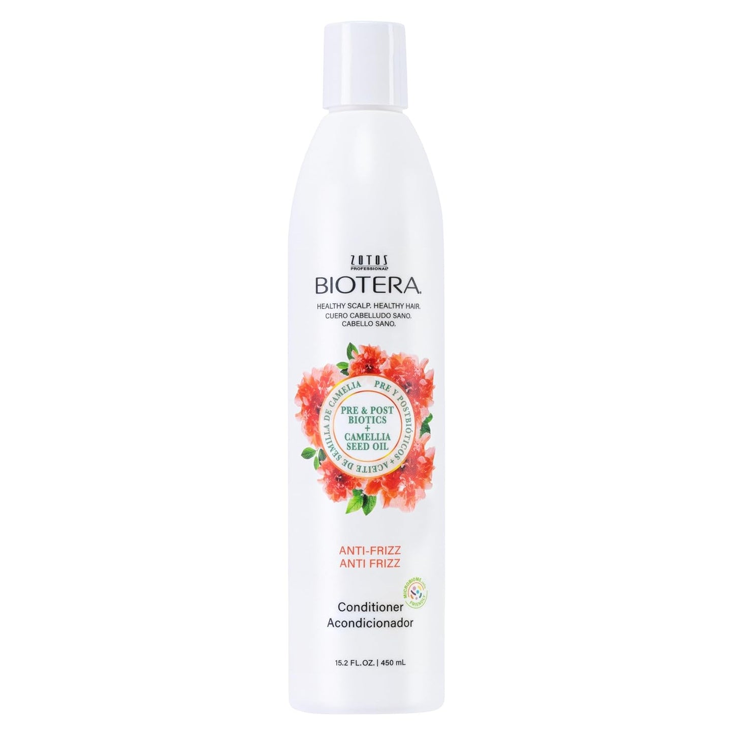 Biotera Anti Frizz Smoothing Conditioner - Smooths Frizzy Hair | Microbiome Friendly & Vegan | Paraben Free