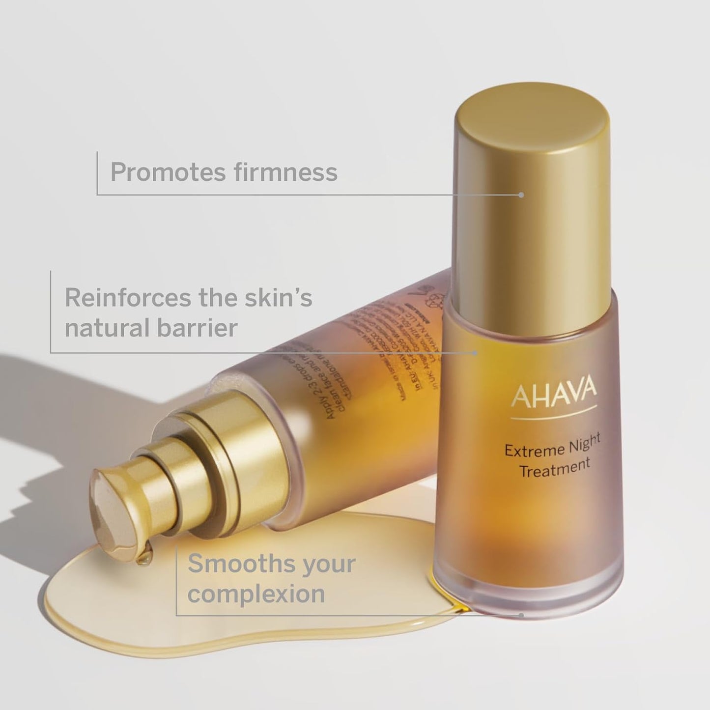 AHAVA Extreme Night Treatment - Luxurious Moisturizer for Neck & Chest, Smooths Skin & Reduces Wrinkles, 1 Fl. Oz