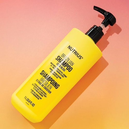 Nutrius Brazilian Shampoo - Coco Bliss Coconut Hydrating Shampoo for Dry Hair | 33.8 fl oz