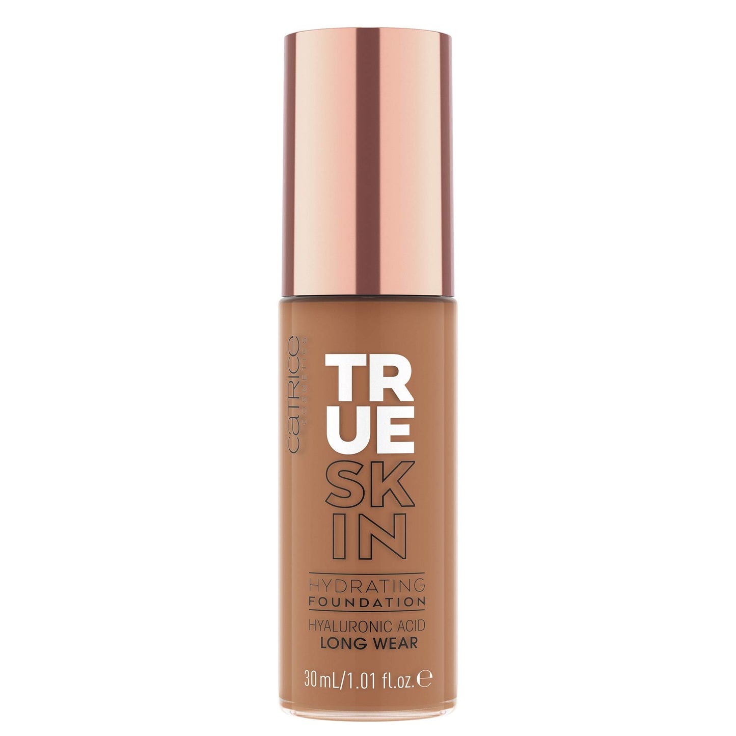 Catrice | True Skin Hydrating Foundation | Lightweight Buildable Coverage with Hyaluronic Acid and Watermelon Seed Oil | Vegan & Cruelty Free (080 | Neutral Pecan)